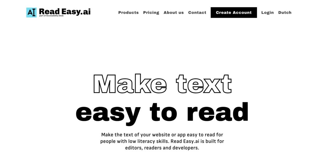 Best Writing AI Tools: readeasy.ai