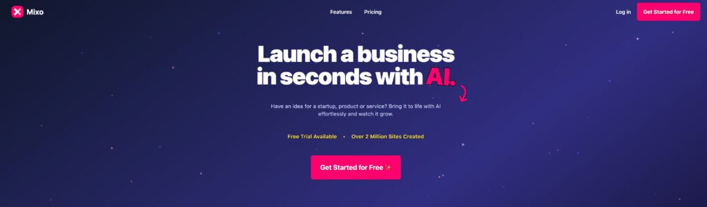 Best Coding AI Tools: mixo.io