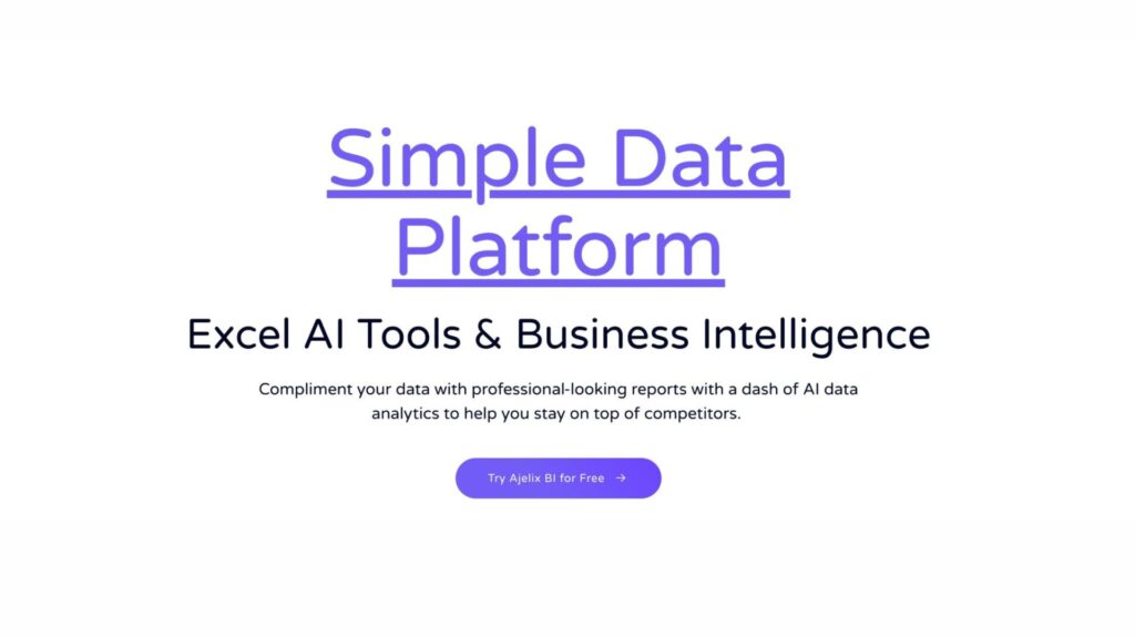 AJELIX-AI-AI-Excel-Alternatives