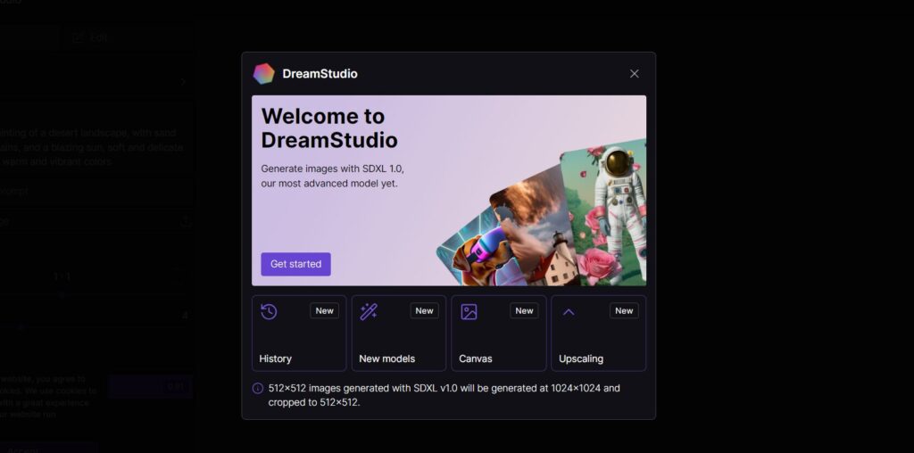 Dream studio Image Generator