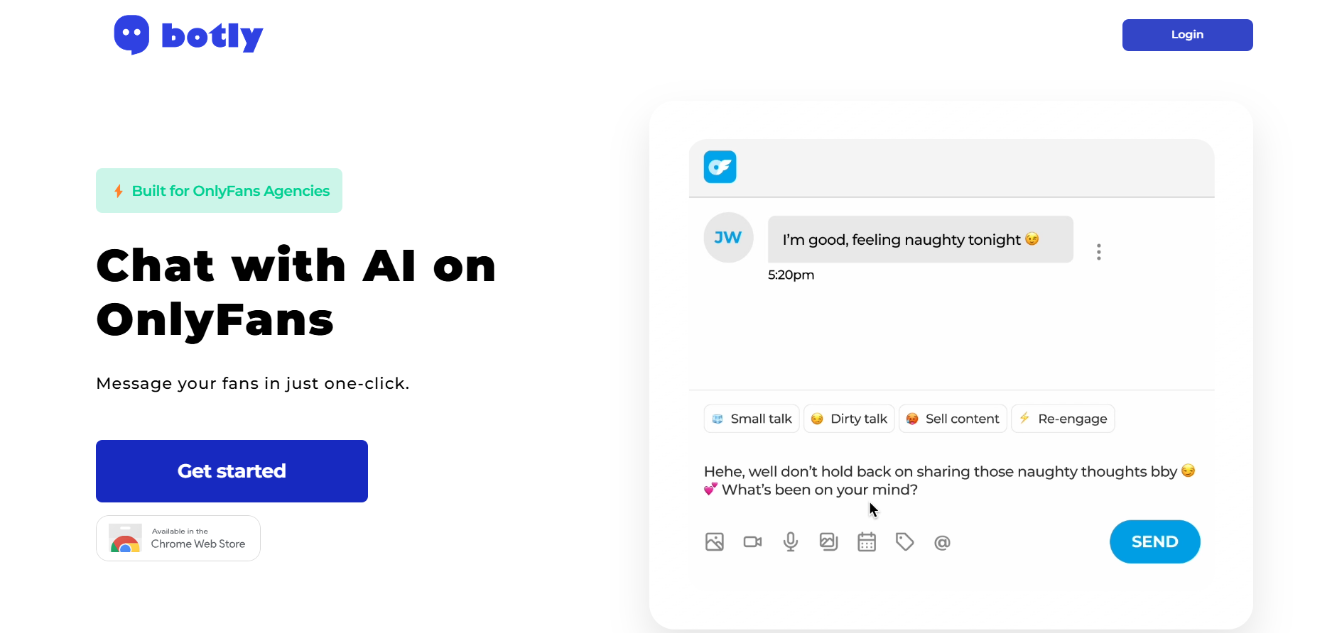 Botly: AI chatbot for OnlyFans