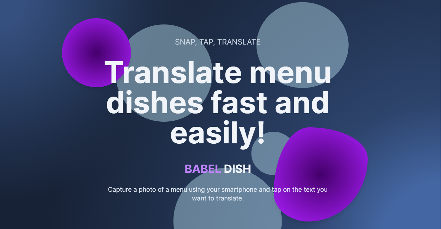 Babel Dish