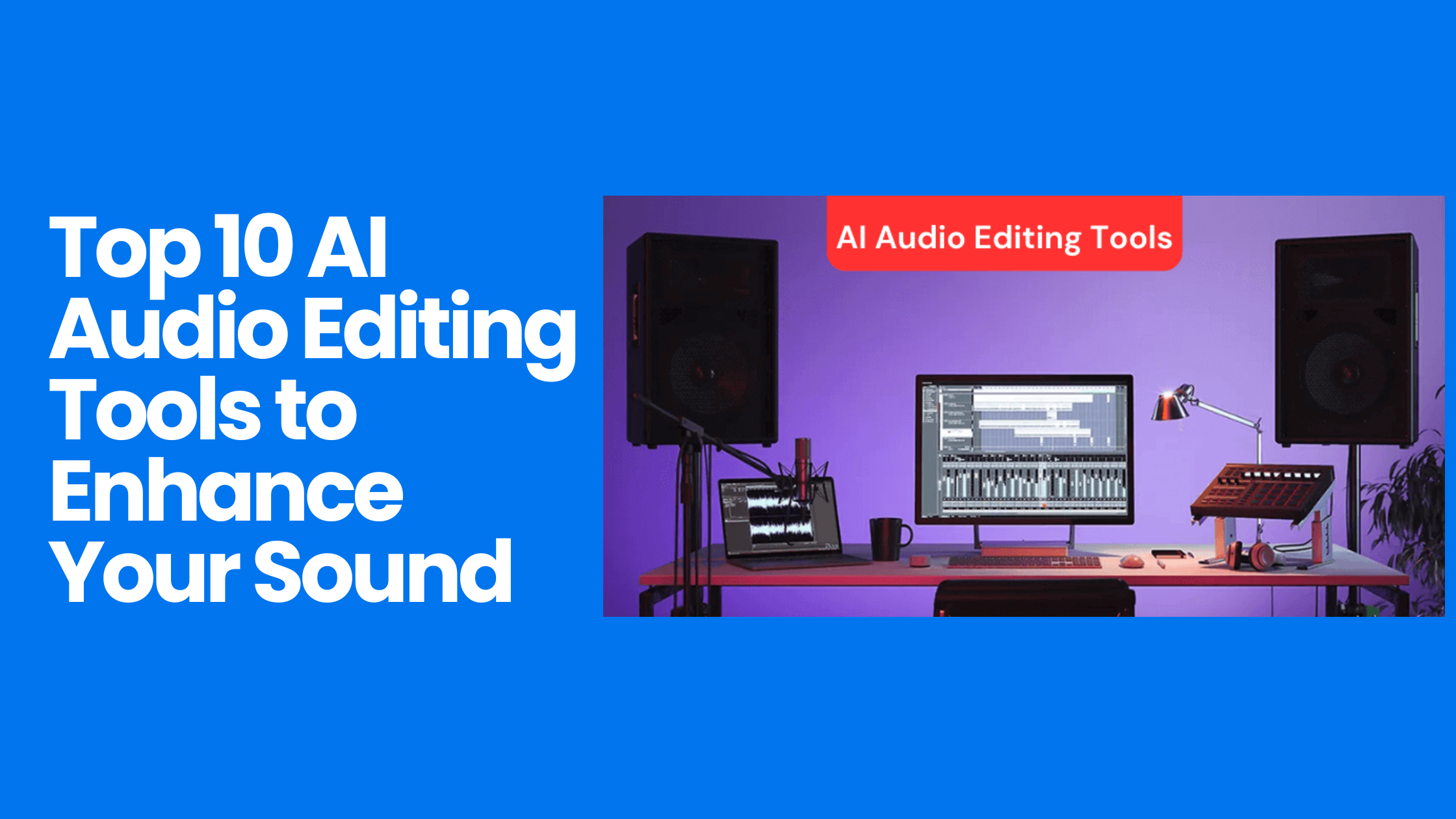 Top 10 AI Audio Editing Tools to Enhance Your Sound