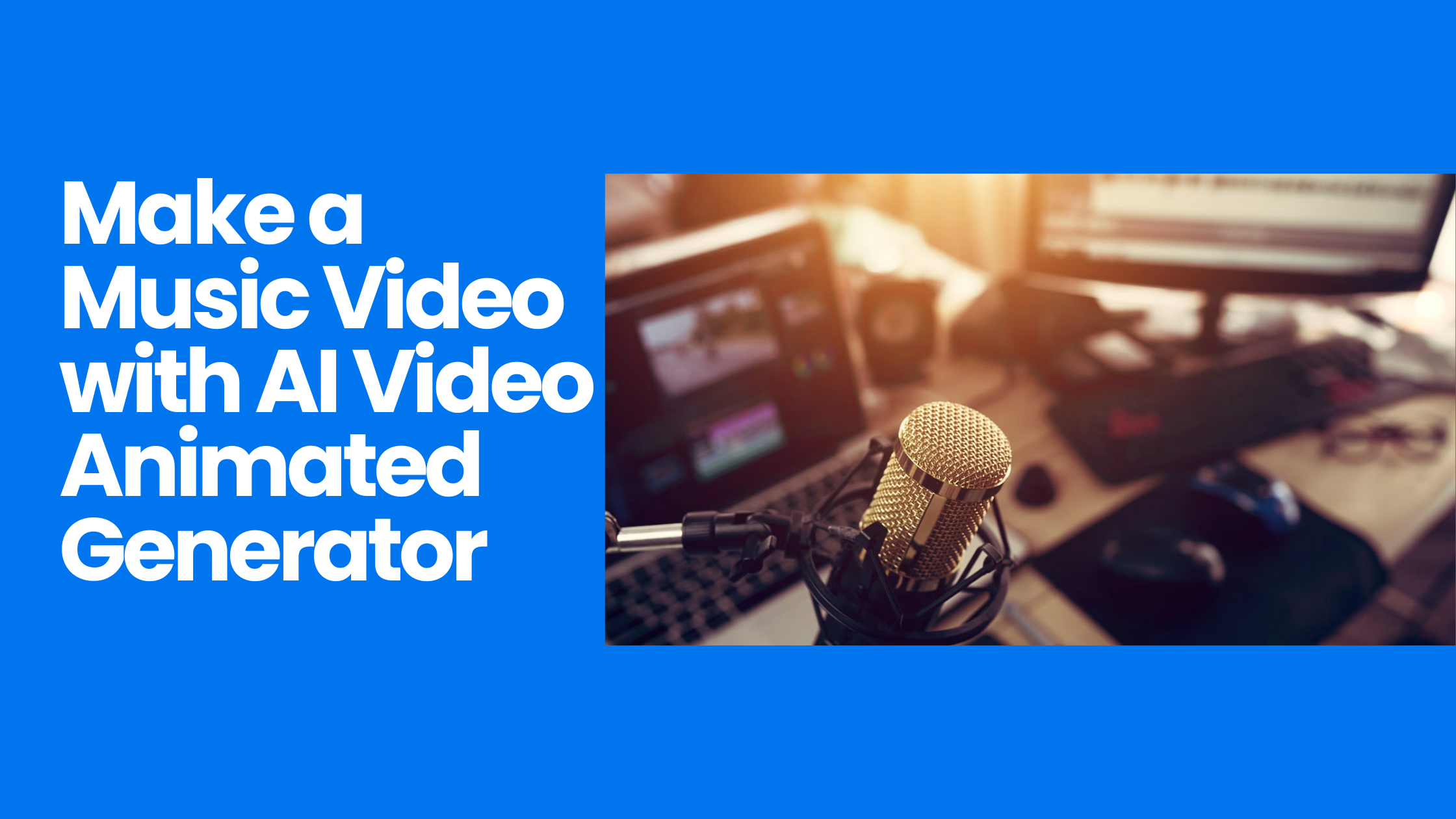 How To Make a Music Video with AI Video Animated Generator