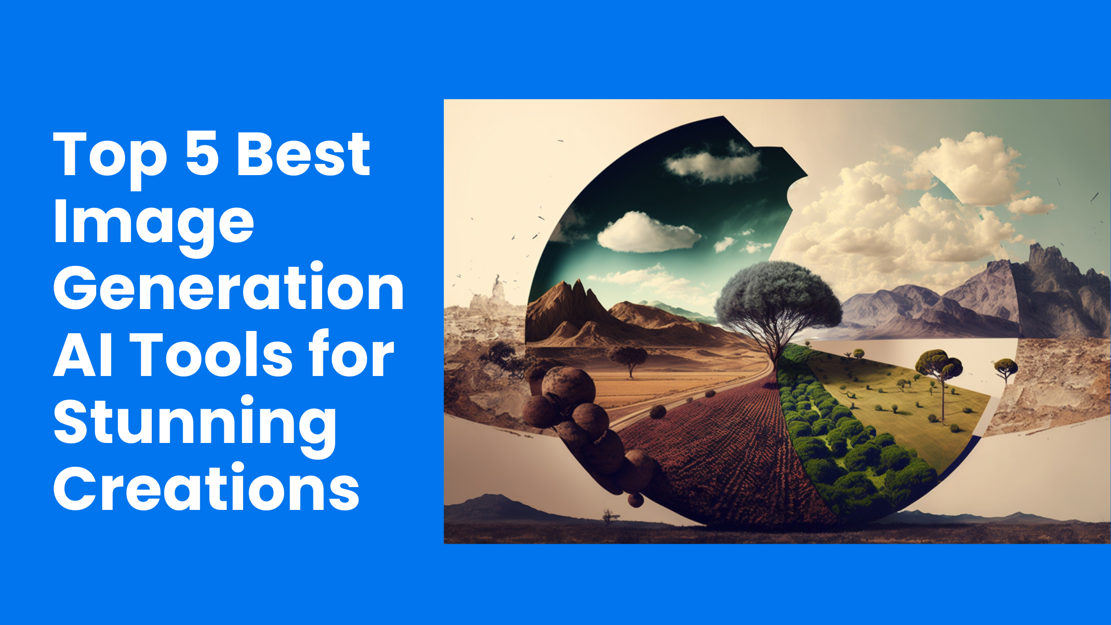 Top 5 Best Image Generation AI Tools for Stunning Creations