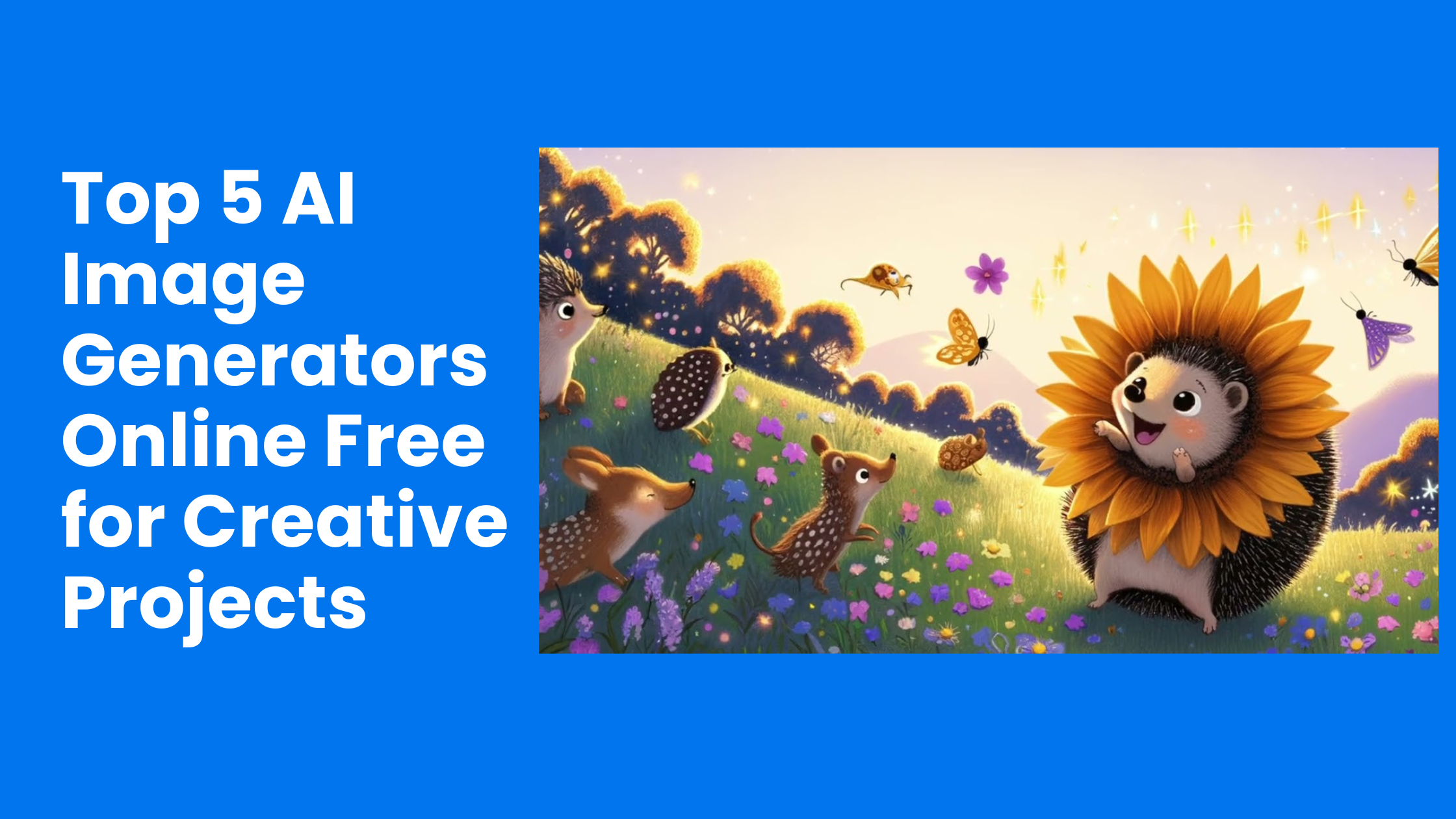 Top 5 AI Image Generators Online Free for Creative Projects