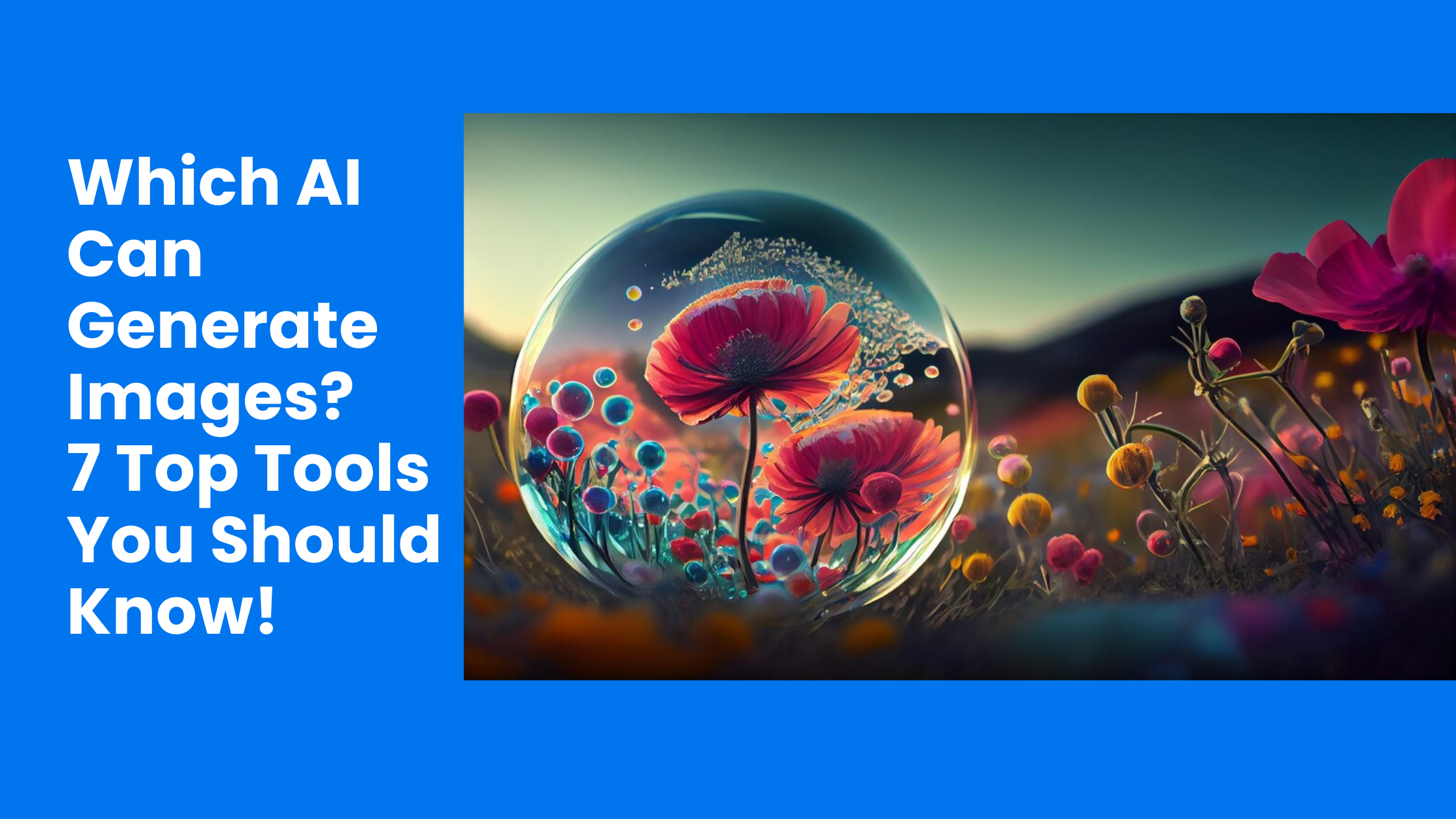 Which AI Can Generate Images? 7 Top Tools You Should Know!