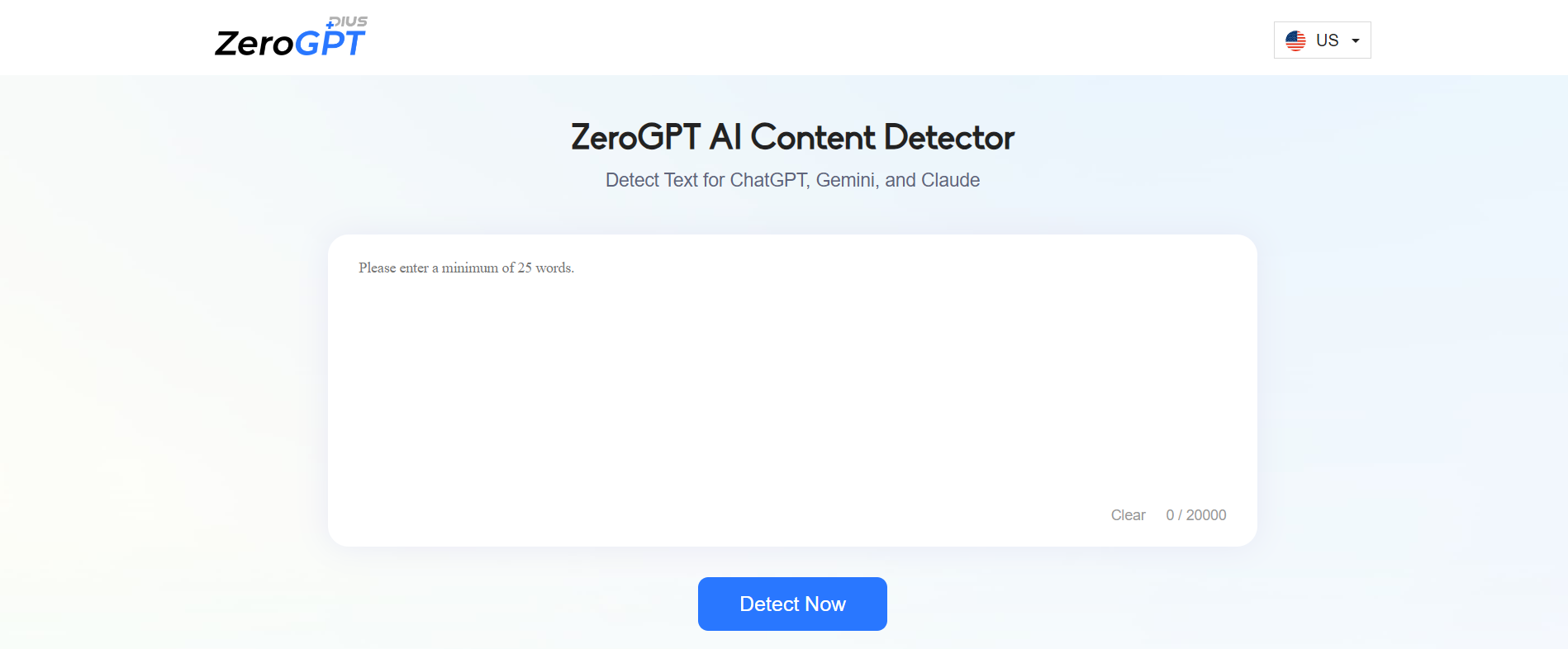 ZeroGPT Detector