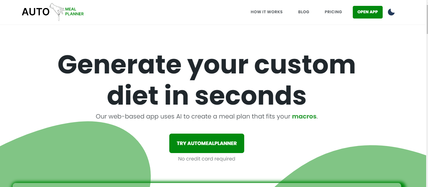 AutoMealPlanner