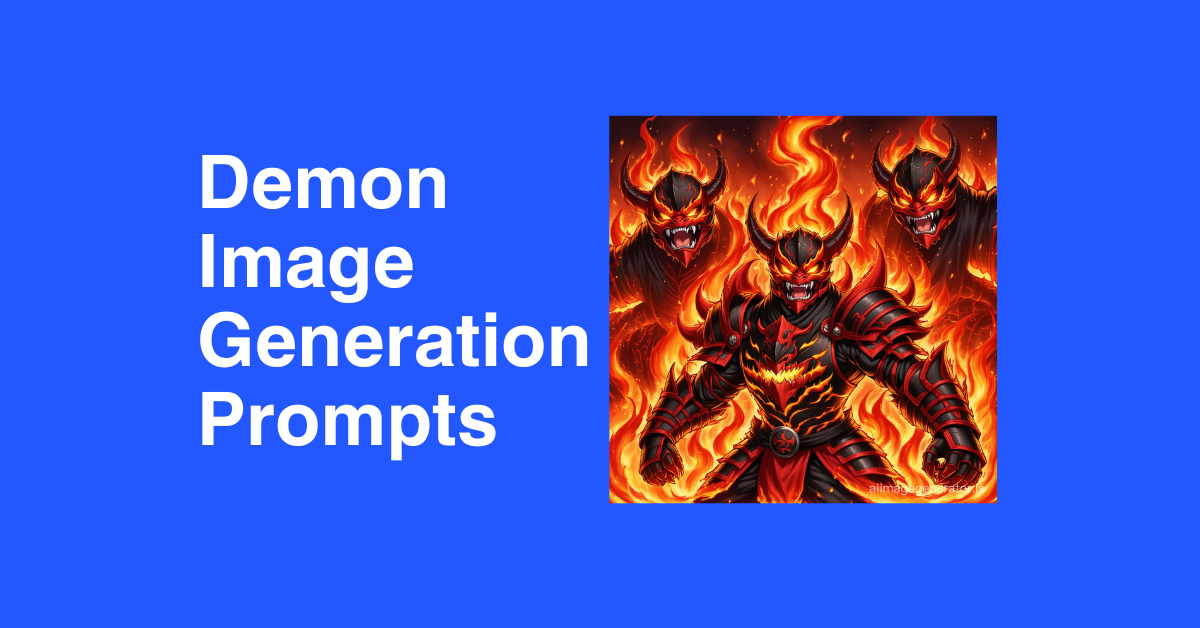 demon image generation prompts