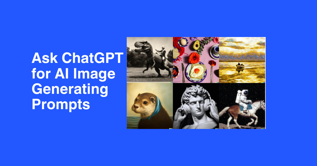 ask chat gpt for ai image generating promts