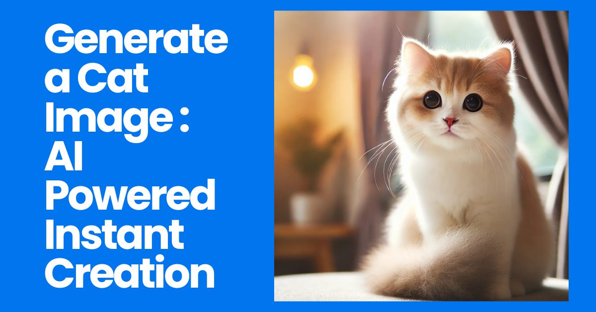 Generate a Cat Image – AI-Powered Instant Creation