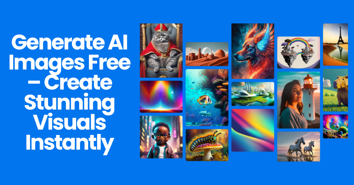 Generate AI Images Free – Create Stunning Visuals Instantly